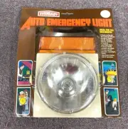 VINTAGE 8" EVEREADY AUTO EMERGENCY FLASHLIGHT Light 1990s Model 6453BP NEW