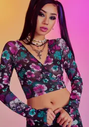 [HOROSCOPEZ] Tropical Truth Teller Crop Top