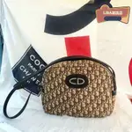 二手 CHRISTIAN DIOR VINTAGE MONOGRAM HANDBAG DIOR老花 大LOGO 肩背包