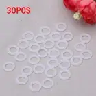 DIY Crochet Ring 30pcs/set Plastic Circle Hook Making Accessories Tools