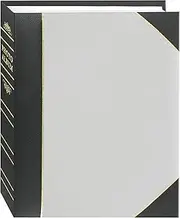 [Pioneer Photo Albums] BT-46 Ledger Le Memo Album 200 Pockets Hold 4x6 Photos, White