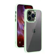 iPhone 14 Pro Case Cover - Non-Slippery, Clear & Hard, Shock & Scratch Protection With Screen & Rear Camera Lens Guard - Mint