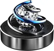 Solar Rotating Car Freshener Creative Car Diffuser with Crystal Car ior Decoration Accessories