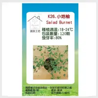 在飛比找PChome24h購物優惠-【蔬菜工坊】K26.小地榆種子