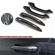 Real Carbon Fiber Door Handle Cover Trim For Porsche Macan 2015-2021 W/O Sensor (for: Porsche)