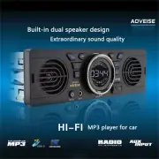 Car Radio Stereo Bluetooth MP3 Audio Player FM Receiver AUX/TF/SD/USB In-Dash