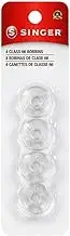 Singer Bobbins Class 66 Transparent, 4-Count