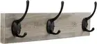 Wall Mounted Coat Rack,Wooden Entryway Vintage Rustic Coat Rack Hat Hanger Rack