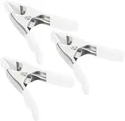 DIYEAH 3pcs Plastic Spring Clamps Heavy Duty Clips Backdrop Stand Clamps Clips Photography Supplies for Woodworking Crafts DIY Backdrop Stand Home Improvement