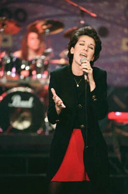 Musical guest Celine Dion performs on May 4, 1994 Old TV Photo 2
