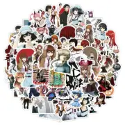 Mix 10/50 PCs Steins;Gate Anime Game Makise Shiina Luggage Sticker -No Duplicate