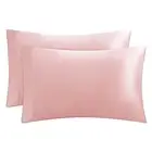 Juicy Couture Satin Standard /Queen Size Pillowcase Set of 2 Pink