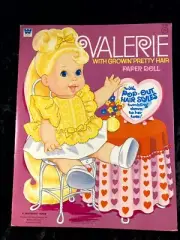 Valerie Gowin Pretty Hair Paper Doll Book Uncut Whitman Pub. 1971