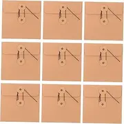 10pcs Kraft Envelope DVD Paper Envelop DVD Storage DVD Envelop Brown Paper CD Bag DVD Sleeves DVD Kraft Paper Envelop DVD Kraft Paper Sleeves CD Cases DVD Mailers DVD Packaging Bag