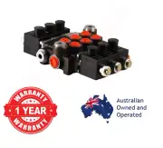 3 SPOOL Hydraulic Direct Solenoid Dual Control Valve On-Off 12V 50 l/min