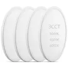 LED Flush Mount Ceiling Lights Dimmable 12Inch 3200LM 24Watt, 3000K 4500K 600...