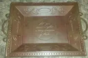 Inspirational Thanks ~ Metal Serving Tray Distressed Decorative W/ Handles*