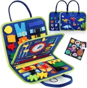 Montessori Sensory Activity Busy Board Education Life Skill Learning Toddler Toy
