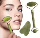 RoselynBoutique Jade Roller and Gua Sha Set Facial Tools Skin Roller / A Secret