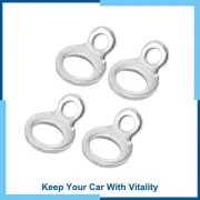 Universal Pack (4) Multi Purpose Tie Down Anchoring Ring Silver Tone
