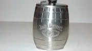 Jack Daniel's Licensed Barware Barrel Flask 6-Ounce Old No.. 7 Brand Whiskey