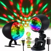 DJ Disco Party Ball Light Strobe RGB Beam Rotating Stage Party Bar Club Light