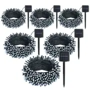 6 Pack Solar String Lights Outdoor, 600 LED Extra-Long 236Ft Solar Lights Out...