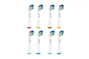 8pcs Electric Toothbrush Heads Replacements Compatible with Oral B-Style 3