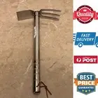 38cm Quality Stainless steel Flat Hoe Head Mattock head with Garden Rake,AU stoc