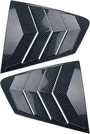 ABS Car Rear Quarter Panel Side Vent Window Louver Cover Compatible For Mazda 3 2019 2020 2021 2022 2023 2024 2025 Car Styling Accessories