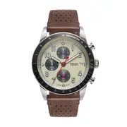 Fossil Sport Tourer Chronograph Brown LiteHide Leather Watch FS6042