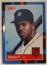 Pusha T Limited Edition Baseball Art Card Hip Hop Collectible The Clipse