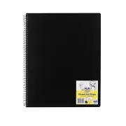 Spirax Visual Art Diary 11x14" Portrait 120 Page Black
