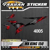 在飛比找蝦皮購物優惠-F4005 貼紙條紋 Mx King 150 半全貼紙摩托車