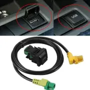 Durable USB Car Switch+USB Cable For RCD510 RCD310 VW Golf/GTI/R MK5 MK6 Jetta F