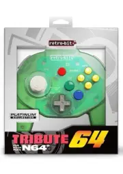 Retro-Bit N64 Tribute 64 Wired Controller - Forest Green - Original Port - NEW