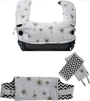 Baby Carrier Cover Organic Cotton Drool Teething Pads Fit Ergobaby All Carriers