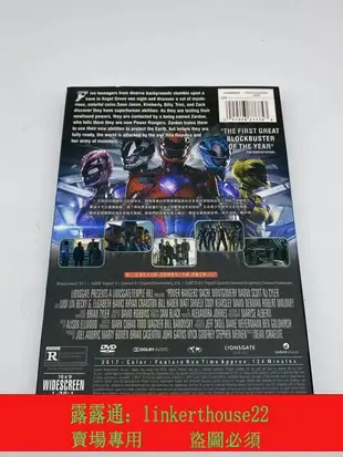 ★超優惠★超凡戰隊 Power Rangers (2017) 超高清DVD9電影碟片 盒裝光盤