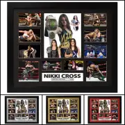 Nikki Cross Signed Framed Memorabilia Limited Edition V2 Multiple Variations
