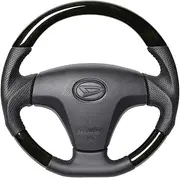 Real TYB-BKW-BK Steering Hijet Truck *Jumbo Included (S500P/S510P) / Move (LA100S) Black Wood
