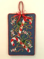 Embroidery Ornament Hanging Christmas Decoration.