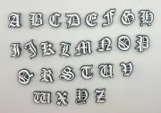 Calligraphy Alphabets Shoe Charms for Crocs - Australia Stock