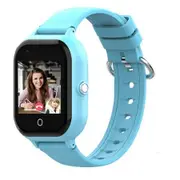Kids Smart Watch with GPS Tracker and Calling,4G Smartwatches Girls Boys with SOS Camera Voice Video Call School Mode(Blue)