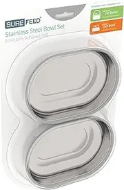 SureFeed Stainless Steel Bowl Set