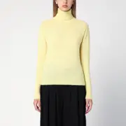 [Roberto Collina] Yellow cashmere-blend turtleneck sweater XS Yellow
