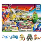 【TAKARA TOMY】POKEMON 精靈寶可夢 新巨大變型雙景遊戲地圖+ 拉帝歐斯+巨金怪+ 喵喵+轟擂金剛猩+ 烈焰猴