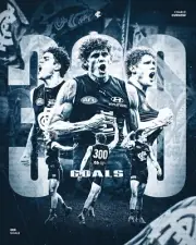 Carlton blues AFL FOOTBALL CHAMPION TEAM PLAYER POSTER,AFL FOOTBALL BARGAIN,1