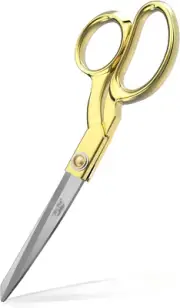 - Fabric Scissors, 8-Inch Gold Premium Tailor Scissors, Sewing Scissors for Fabr