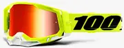 100% Racecraft II Motocross Goggles, yellow for Men