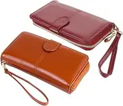 [OATIPHO] Retro Wallet Card Storage Pouch Small Purse for Women Portable Wallet Credit Card Holder Fashion Practical